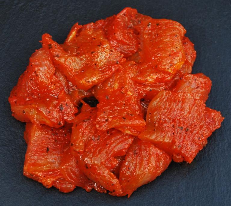 Beispiel: Puten Gulasch in Zigeunermarinade